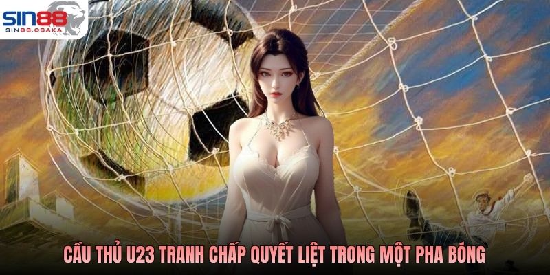 Kèo Bóng Đá U23 Châu Á: Tổng Quan Và Kinh Nghiệm Phân Tích 4 Cầu thủ U23 tranh chấp quyết liệt trong một pha bóng